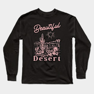 Van Life Camping Beautiful Life in the Desert Long Sleeve T-Shirt